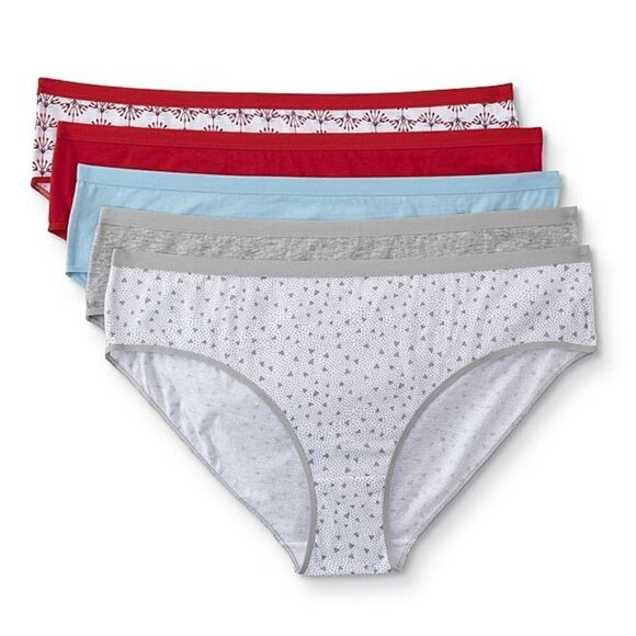 6-Pack  Bikini Panties 100% Cotton Joe Boxer Women's size 7 - Picture 2 of 5